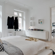 102平北欧温馨公寓欣赏卧室设计