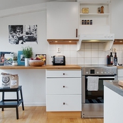 68平北欧阁楼公寓欣赏厨房设计