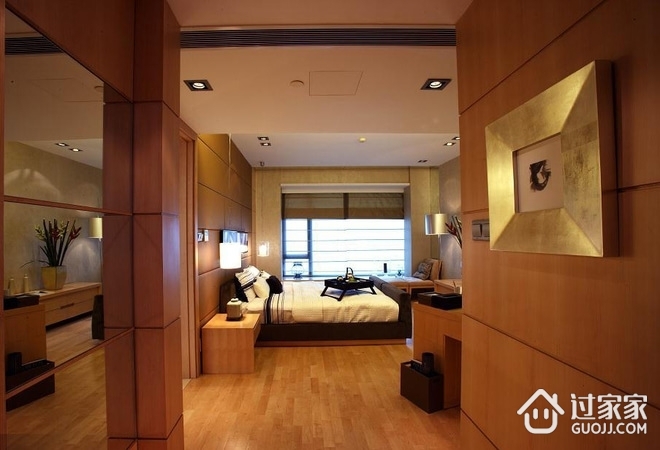 日式温馨复式住宅欣赏卧室效果