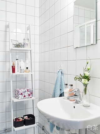 47平小资公寓设计欣赏洗手间