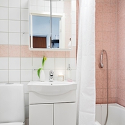 北欧白色质朴住宅欣赏卫生间