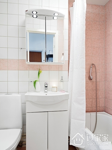 北欧白色质朴住宅欣赏卫生间