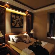 东南亚设计卧室全景