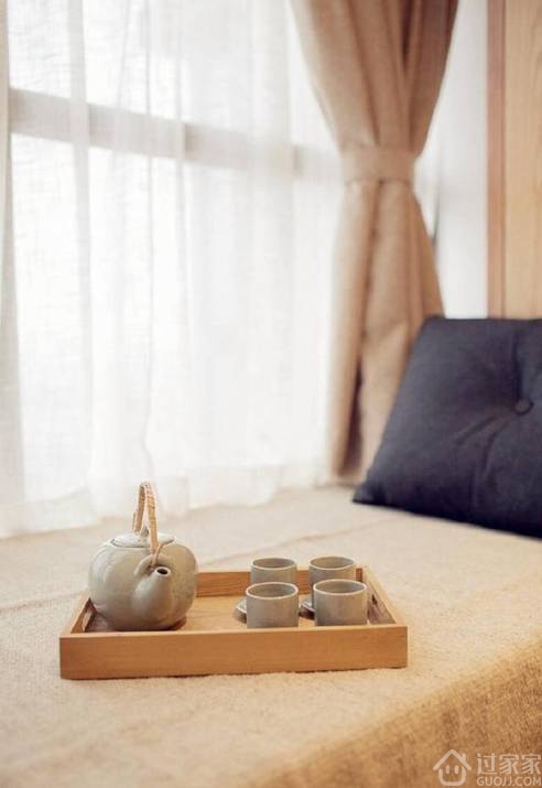 100㎡清新两居，日式风格的简单自然