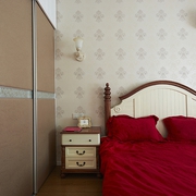 60平美式极简空间欣赏卧室局部
