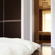 110平现代风格三居欣赏卧室局部设计