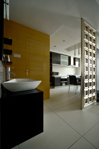 现代风格住宅设计效果图洗手间