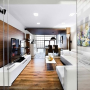 现代舒适复式住宅欣赏客厅
