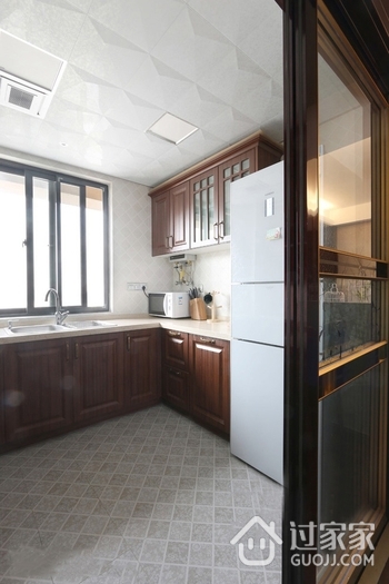 110平新中式样板房欣赏厨房设计