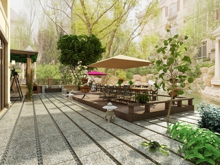 古典中式别墅欣赏庭院设计