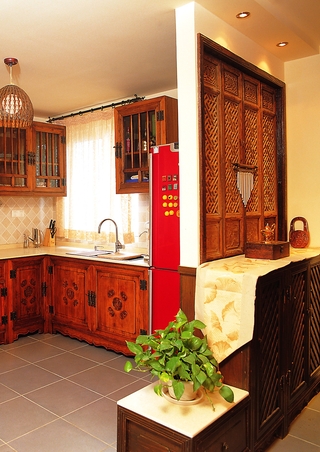 东南亚别墅装修厨房设计