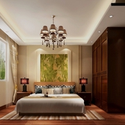 146平奢华新中式欣赏卧室设计