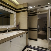 现代感时尚公寓设计欣赏洗手间