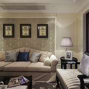 优雅低调新古典住宅欣赏客厅设计