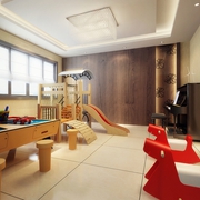 新中式风格样板房欣赏儿童房
