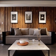 120平现代舒适案例欣赏客厅摆件