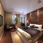 116平中式风格住宅欣赏卧室效果