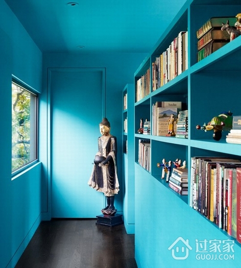 色彩丰富现代住宅欣赏书房