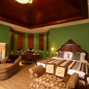 绿色环保美式住宅欣赏卧室效果
