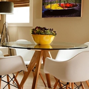 现代风格公寓效果图餐桌图片