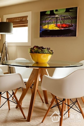 现代风格公寓效果图餐桌图片