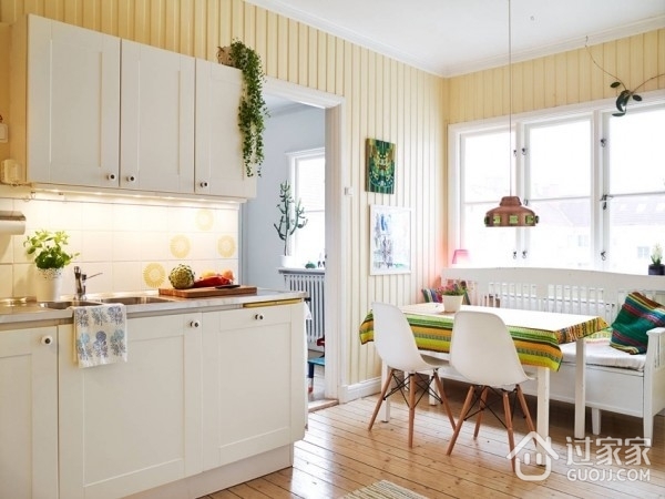 75平白色北欧住宅欣赏厨房效果