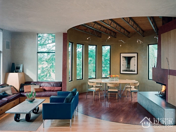 现代风格别墅设计套图客厅