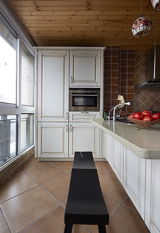 地中海三室两厅住宅欣赏厨房设计