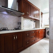 79平白色美式住宅欣赏厨房橱柜