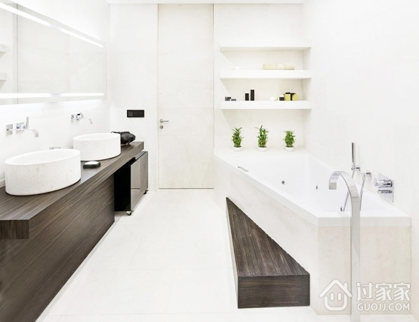 现代质感两居室欣赏卫生间