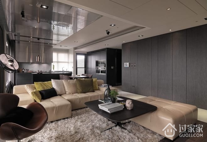 灰色质感现代家居欣赏客厅设计