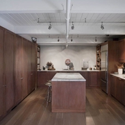 超高空间现代别墅欣赏厨房设计