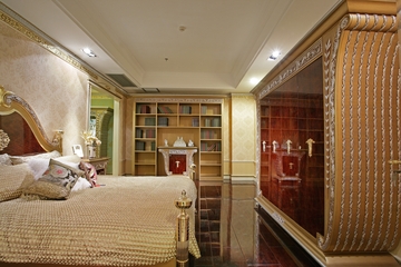欧式风格样品房卧室效果图