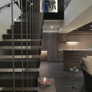现代复式灰色空间欣赏楼梯间设计