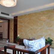 白色新中式风格住宅欣赏客厅