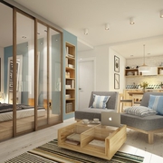 45平现代住宅改造欣赏卧室