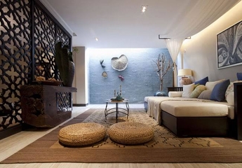 东南亚写意两居室欣赏客厅设计