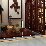 中式古典别墅住宅欣赏茶室效果