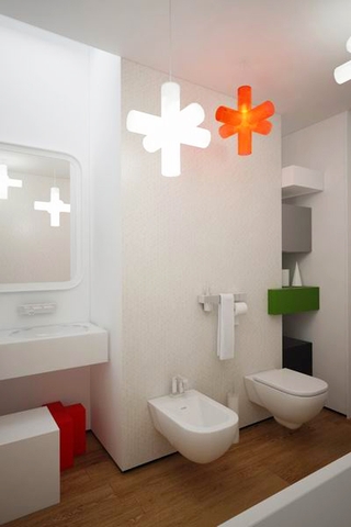 简洁现代白色住宅欣赏卫生间设计