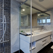 简约设计住宅效果图赏析淋浴间