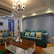 79平地中海温馨住宅欣赏客厅设计