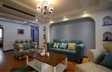 79平地中海温馨住宅欣赏客厅设计