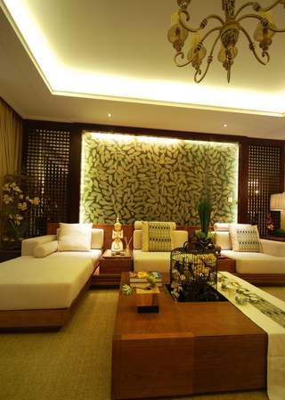 东南亚风格效果图欣赏客厅