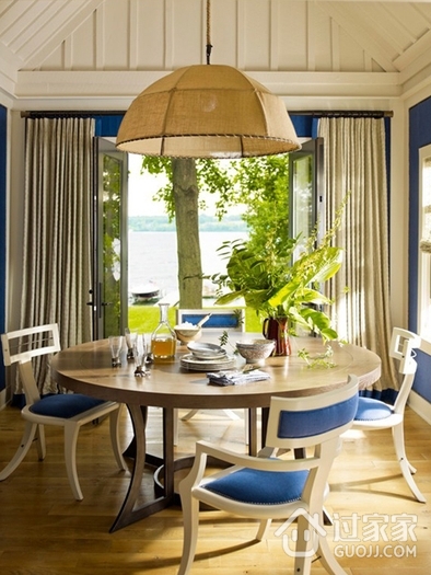 地中海浪漫一居室欣赏餐厅