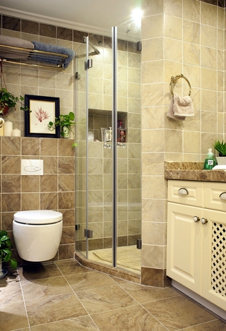 115平美式温馨住宅欣赏卫生间设计
