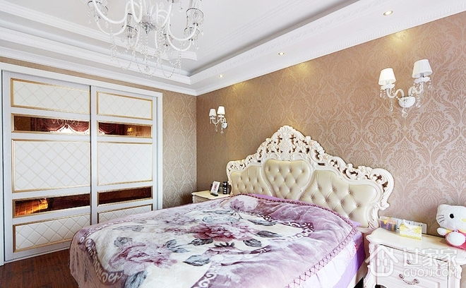 130平奢华欧式大宅欣赏卧室设计