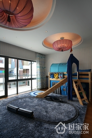 105平东南亚风格住宅欣赏卧室设计