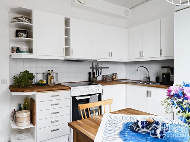 49平原色北欧住宅欣赏厨房