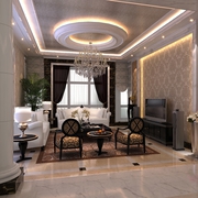 欧式风格别墅案例欣赏客厅设计