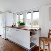 迷人北欧风白色住宅欣赏厨房设计